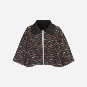 Cropped tweed jacket